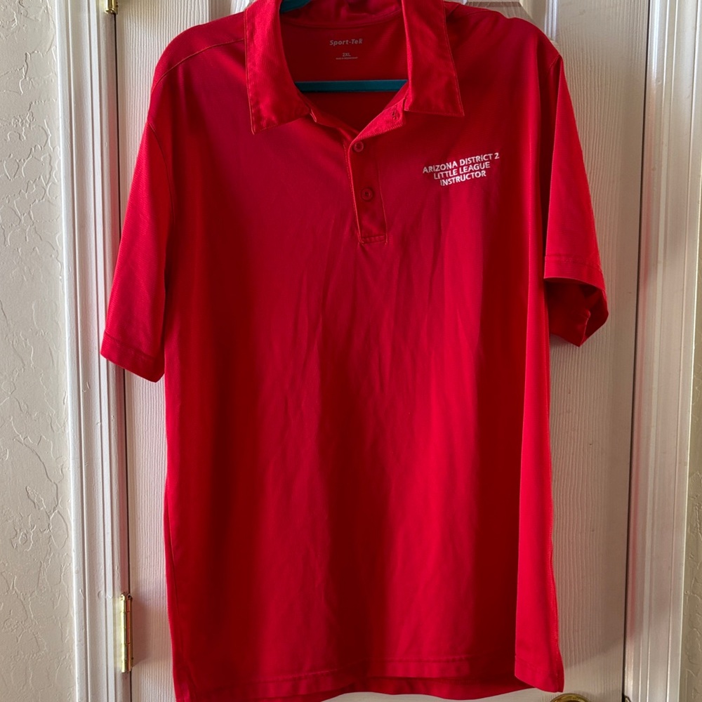 Sport-Tek Red Men's Polo Shirt